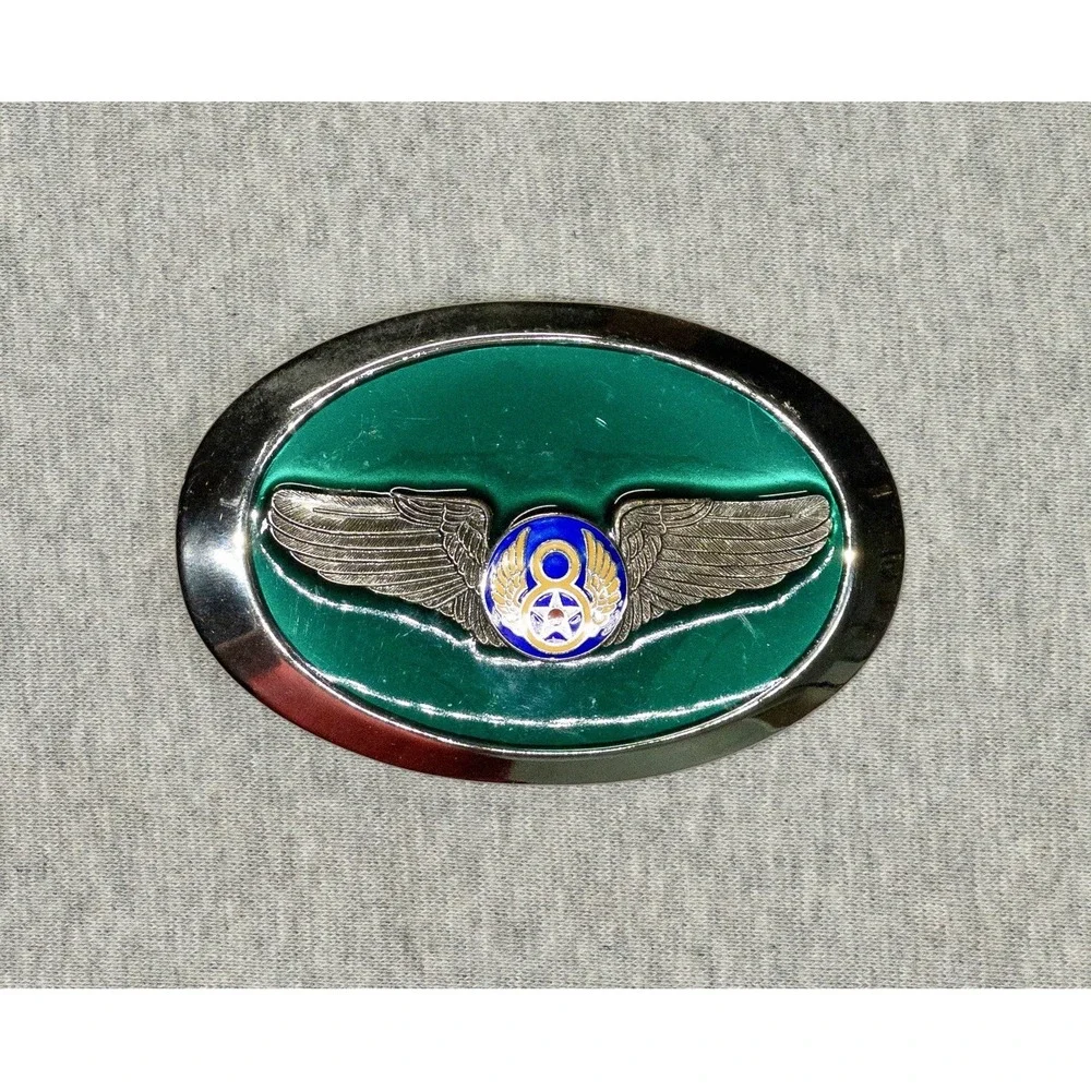 8th Air Force Enamel‎ Belt Buckle US Military